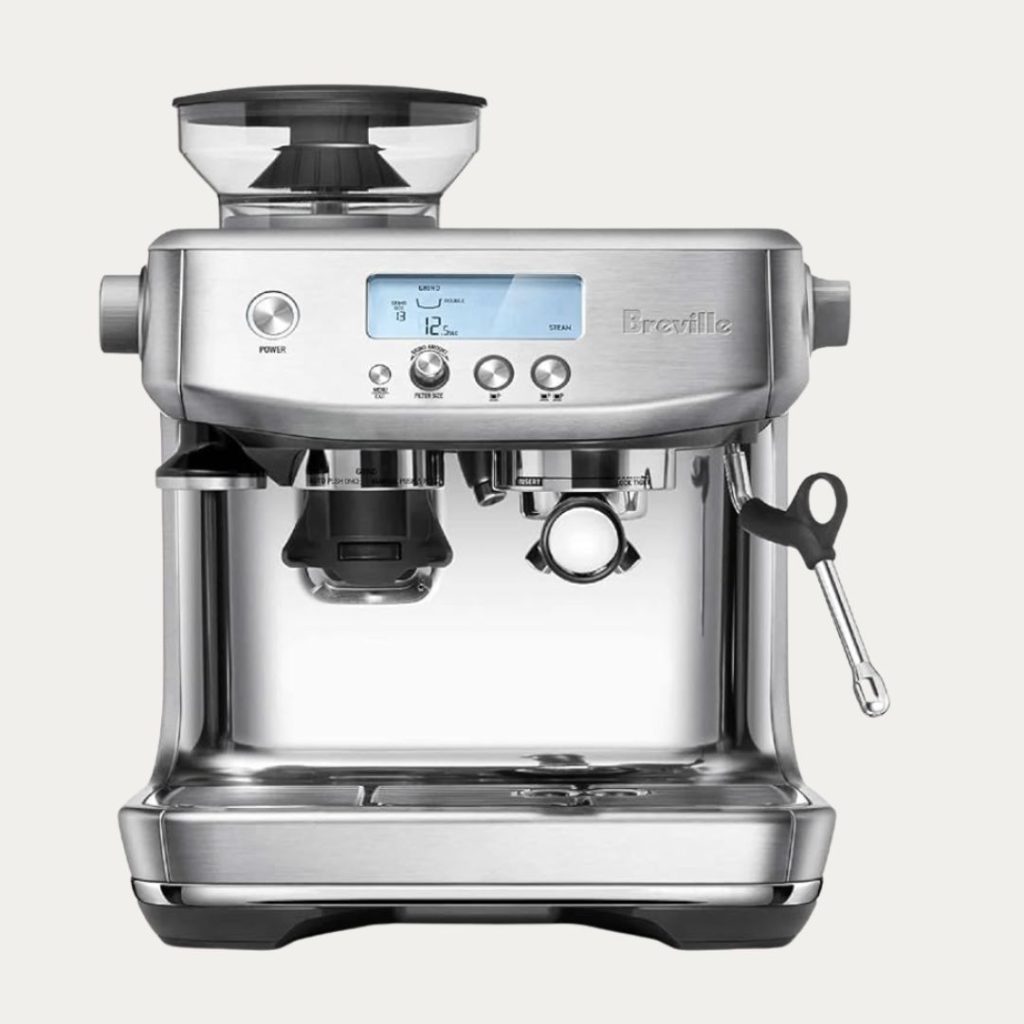 breville espresso machine being promoted